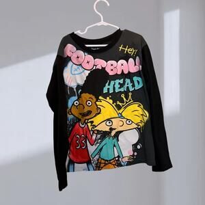Nickelodeon “Hey Arnold!” Long-Sleeve Graphic Tee – Kids Size 7